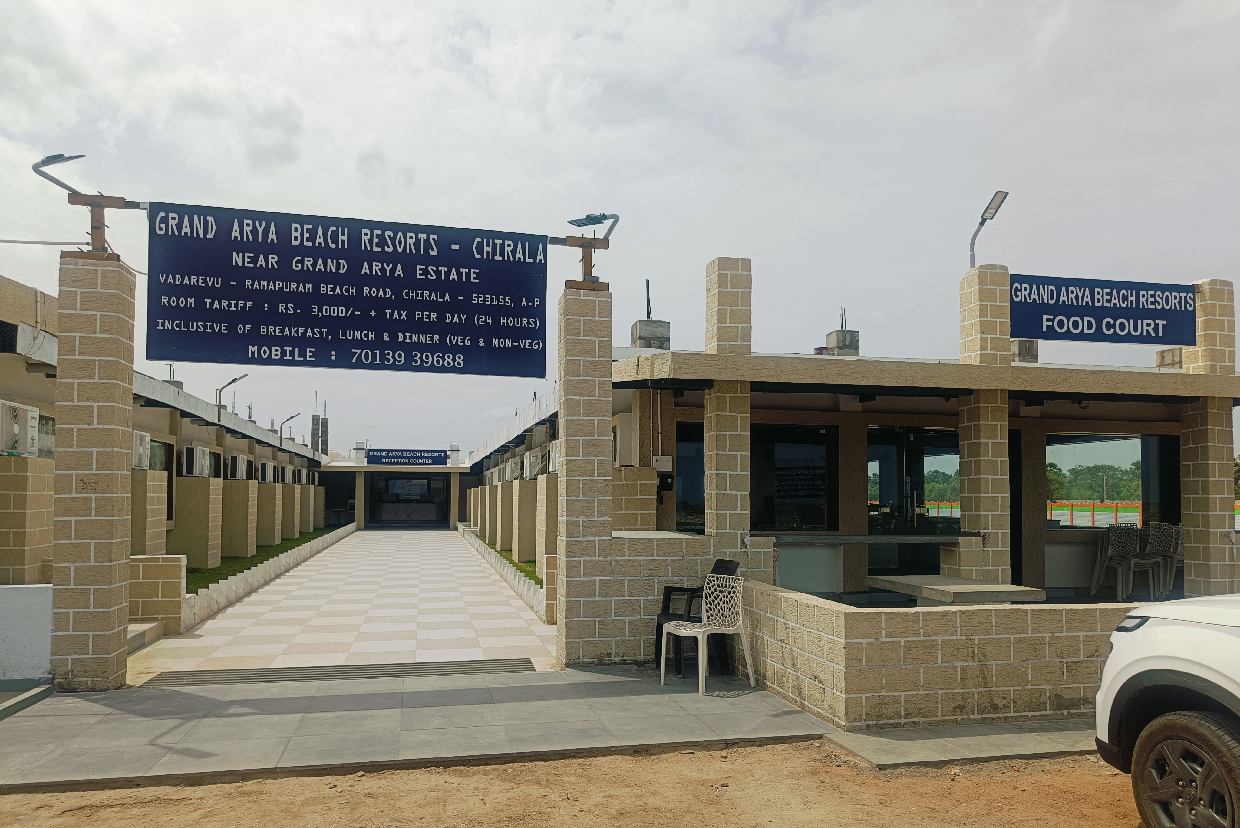 Beachfront Luxury Rooms at Grand Arya Beach Resorts Chirala