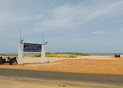 Grand Arya Beach Resorts beach view in Chirala
